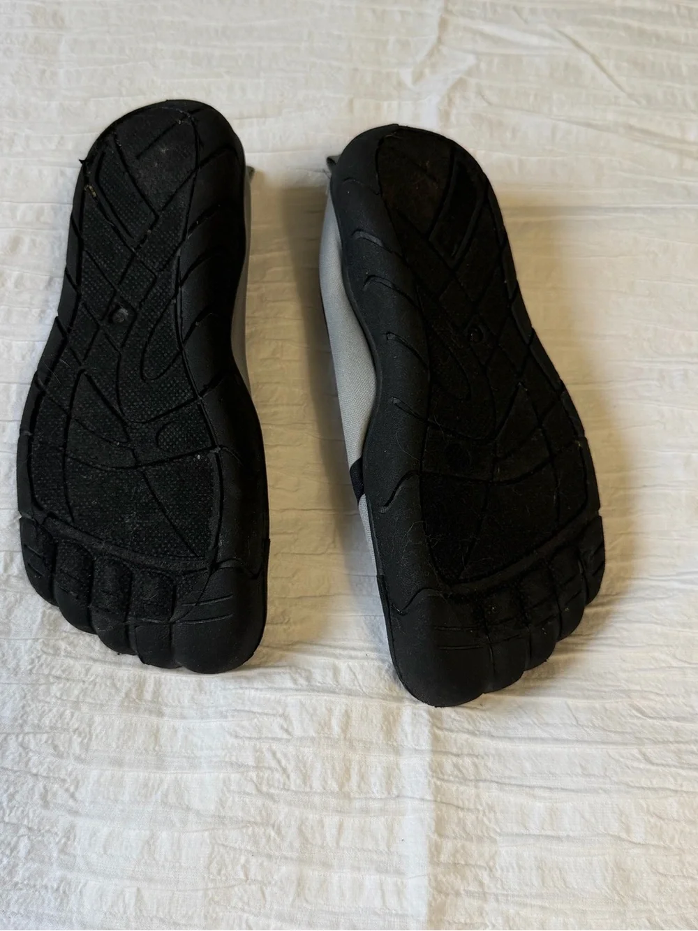 RBX Kids Slip-On Water Shoes Gray Black Size 11/12 Beach Swim Shoes